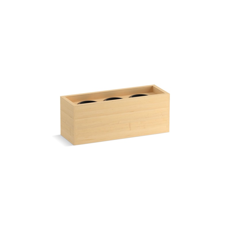 KOHLER K-99567-1WR Tailored Vanity Collection Roll-Out Appliance Storage For Vanities In Natural Maple