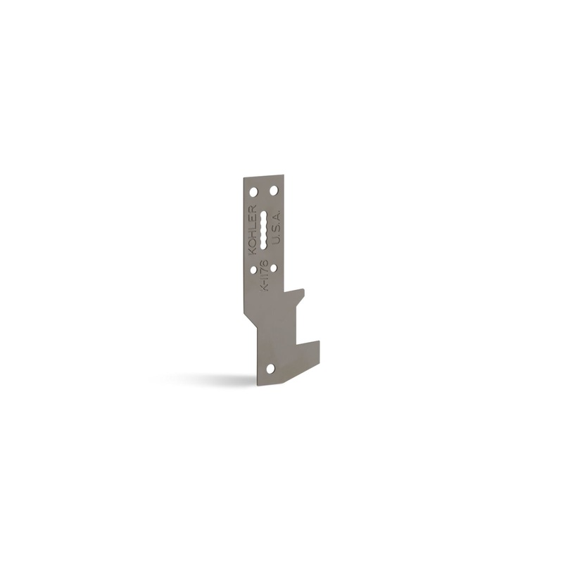 KOHLER K-1176-NA Ancora Bath Hanger For Mounting On Side Of Wall Studs