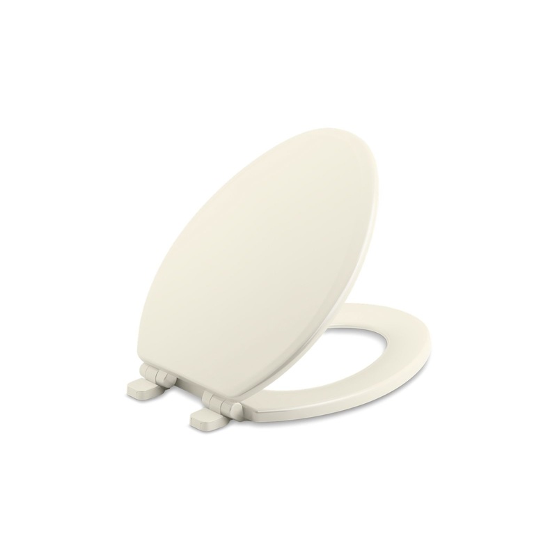 KOHLER K-20454-96 Ridgewood Quiet-Close Elongated Toilet Seat In Biscuit
