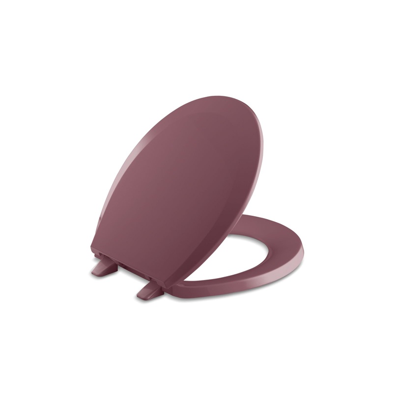 KOHLER K-4662-53 Lustra Quick-Release Round-Front Toilet Seat In Raspberry Puree