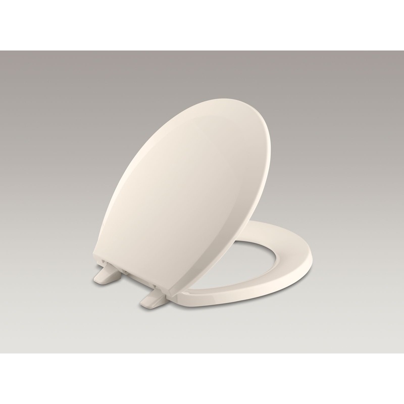 KOHLER K-4662-55 Lustra Quick-Release Round-Front Toilet Seat In Innocent Blush
