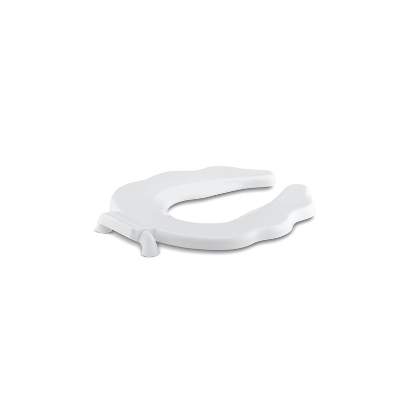 KOHLER K-4686-A-0 Primary Commercial Round-Front Toilet Seat With Antimicrobial Agent In White