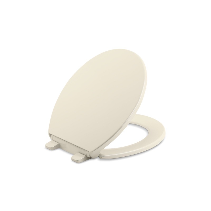 KOHLER K-4775-47 Brevia Quick-Release Round-Front Toilet Seat In Almond