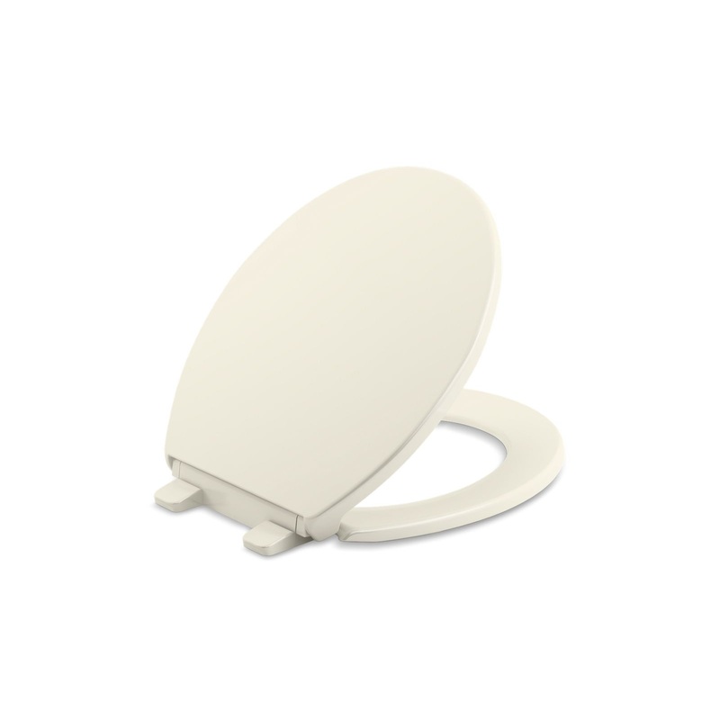 KOHLER K-4775-96 Brevia Quick-Release Round-Front Toilet Seat In Biscuit
