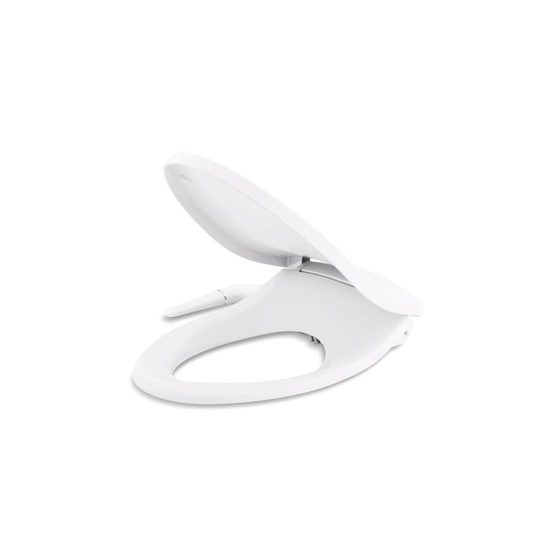 KOHLER K-5724-0 Purewash M250 Elongated Manual Bidet Toilet Seat In White