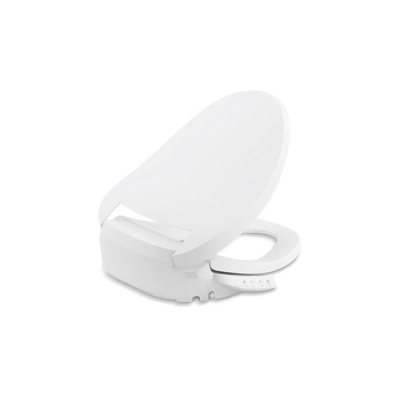 KOHLER K-18751-0 Purewash E525 Elongated Bidet Toilet Seat In White