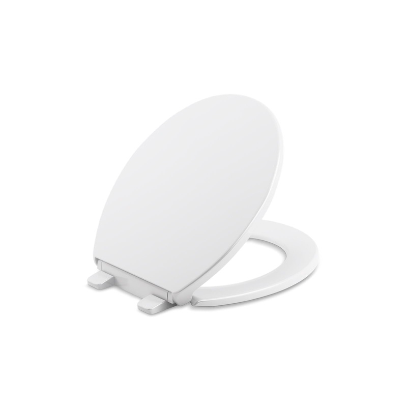 KOHLER K-20111-0 Brevia Quiet-Close Round-Front Toilet Seat In White