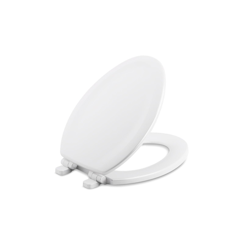 KOHLER K-20466-0 Stonewood Quiet-Close Elongated Toilet Seat In White