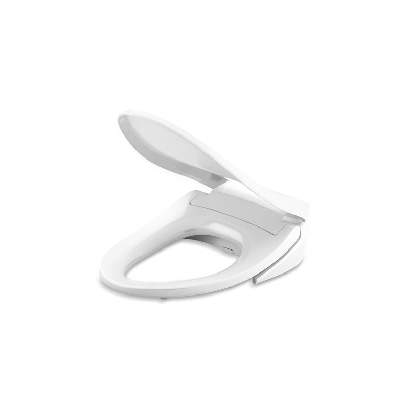 KOHLER K-26132-CSP-0 Purewash E545 Elongated Bidet Toilet Seat In White