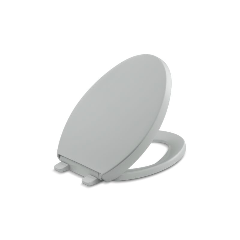 KOHLER K-4008-95 Reveal Quiet-Close Elongated Toilet Seat In Ice Grey