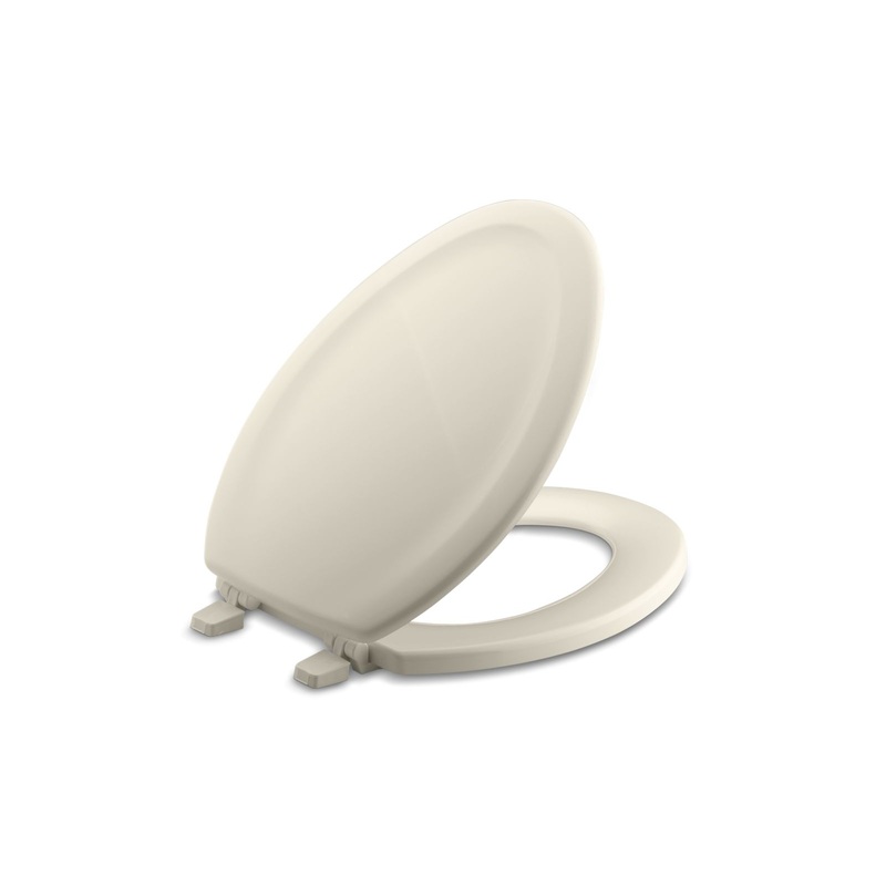 KOHLER K-4647-47 Stonewood Elongated Toilet Seat In Almond