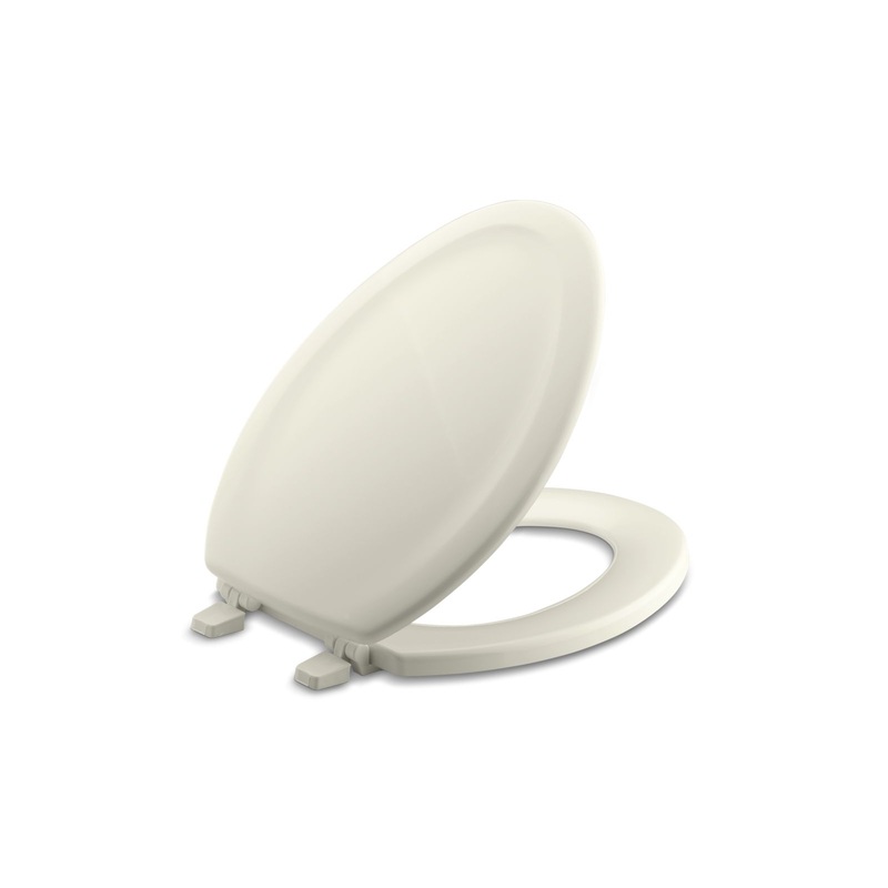 KOHLER K-4647-96 Stonewood Elongated Toilet Seat In Biscuit