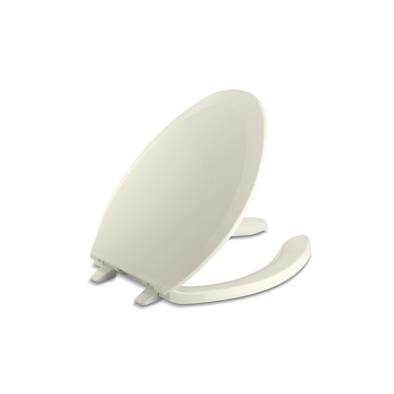 KOHLER K-4650-96 Lustra Elongated Toilet Seat In Biscuit