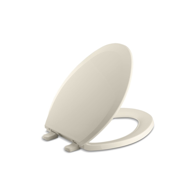 KOHLER K-4652-47 Lustra Quick-Release Elongated Toilet Seat In Almond