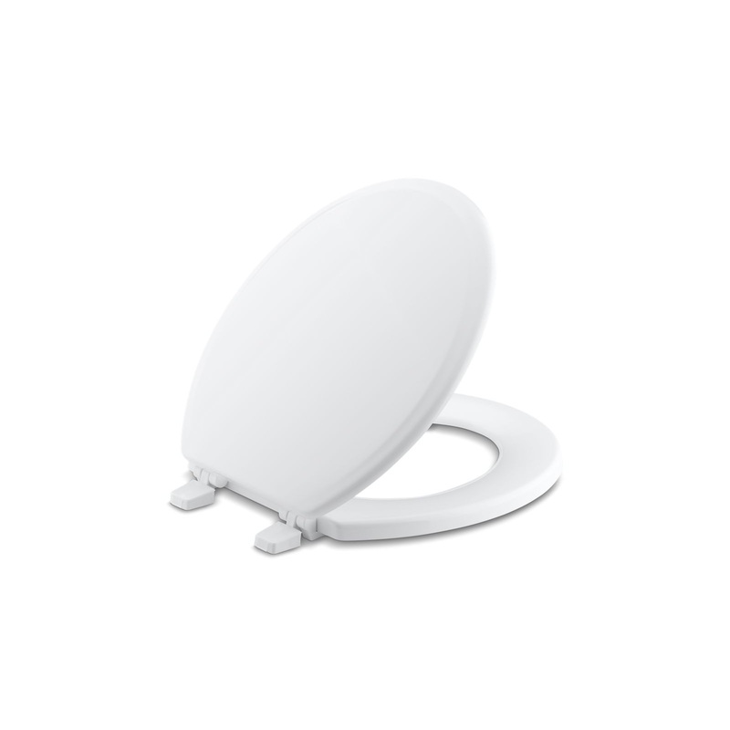 KOHLER K-4695-0 Ridgewood Round-Front Toilet Seat In White