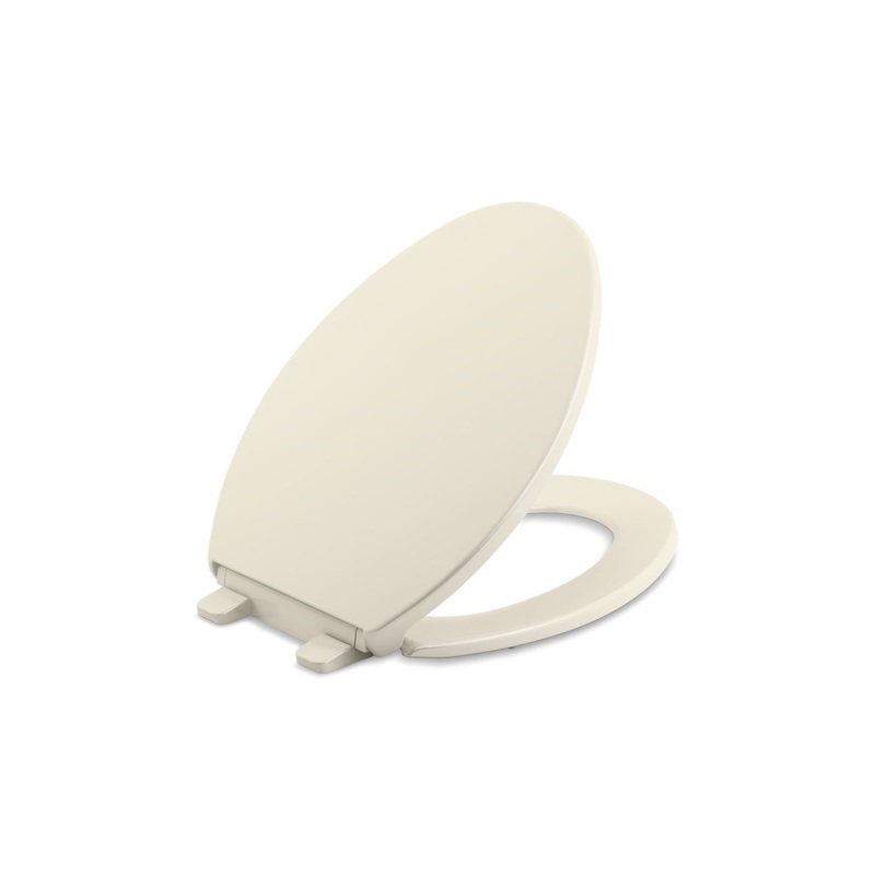 KOHLER K-4774-47 Brevia Quick-Release Elongated Toilet Seat In Almond