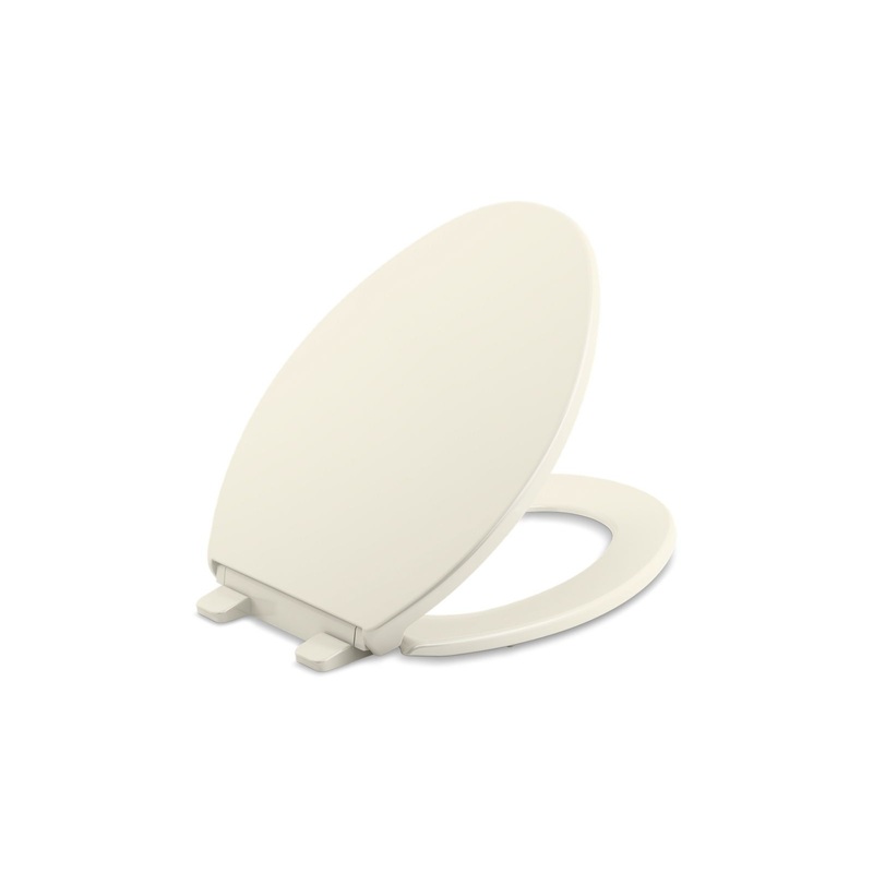 KOHLER K-4774-96 Brevia Quick-Release Elongated Toilet Seat In Biscuit