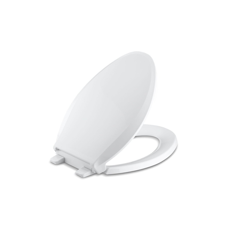 KOHLER K-7315-0 Cachet Quick-Release Elongated Toilet Seat In White