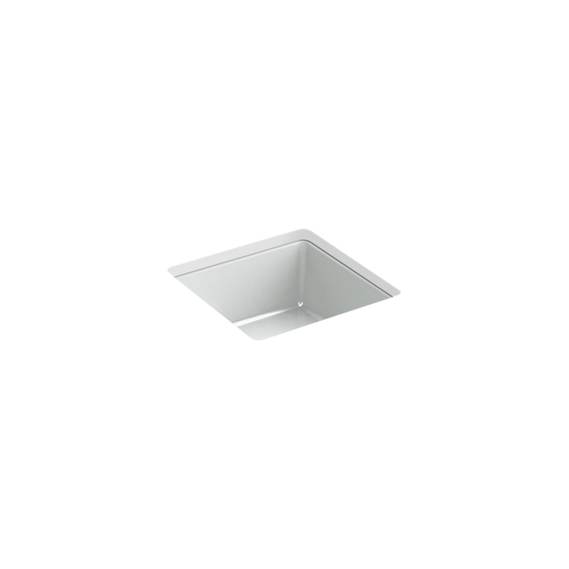 KOHLER K-8188-95 Verticyl 13" Square Undermount Bathroom Sink In Ice Grey