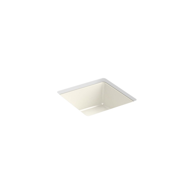 KOHLER K-8188-96 Verticyl 13" Square Undermount Bathroom Sink In Biscuit