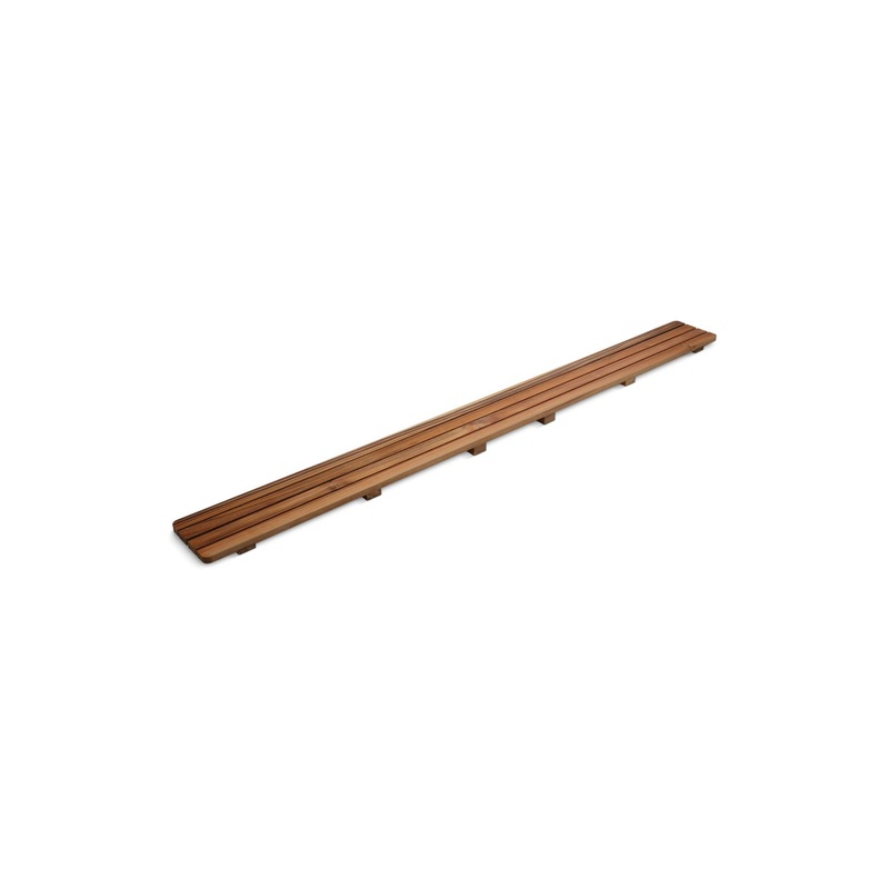 KOHLER K-9337-NA Groove Teak Drain Cover 60" Receptor