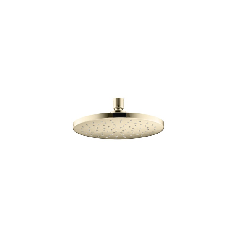 KOHLER K-13688-G-AF Contemporary Round 8" Single-Function Rainhead, 1.75 Gpm In Vibrant French Gold
