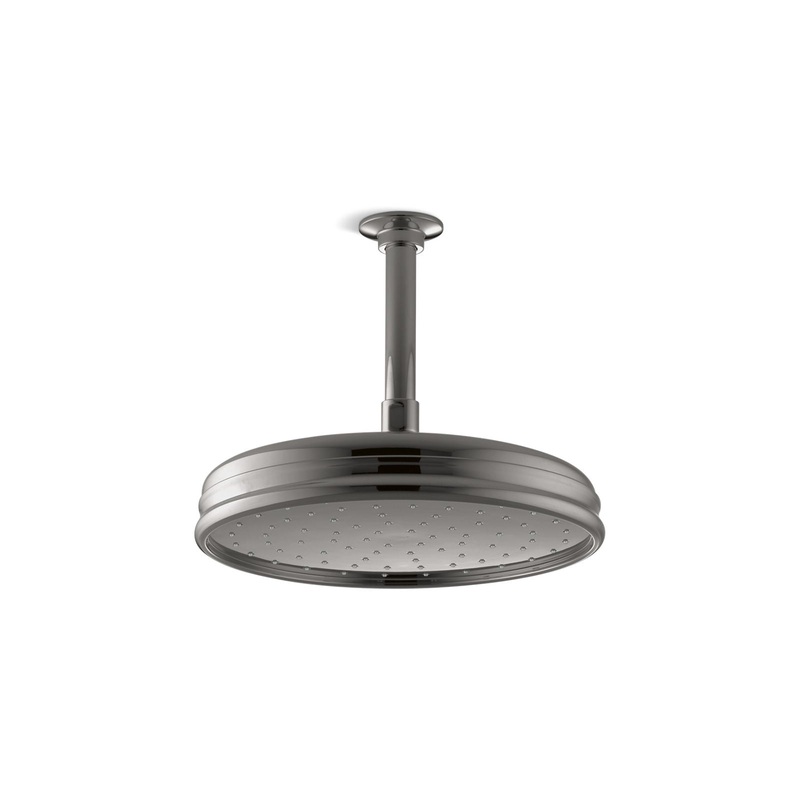 KOHLER K-13693-G-TT Traditional 10" Single-Function Rainhead, 1.75 Gpm In Vibrant Titanium