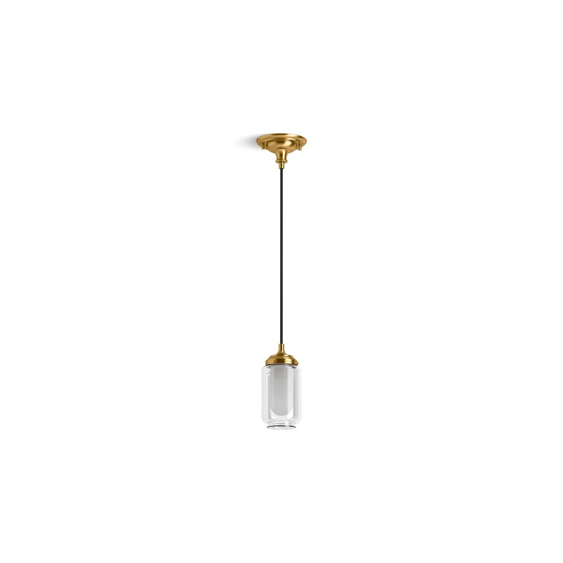 KOHLER K-22653-PE01-2GL Artifacts 4" Pendant In Brushed Moderne Brass