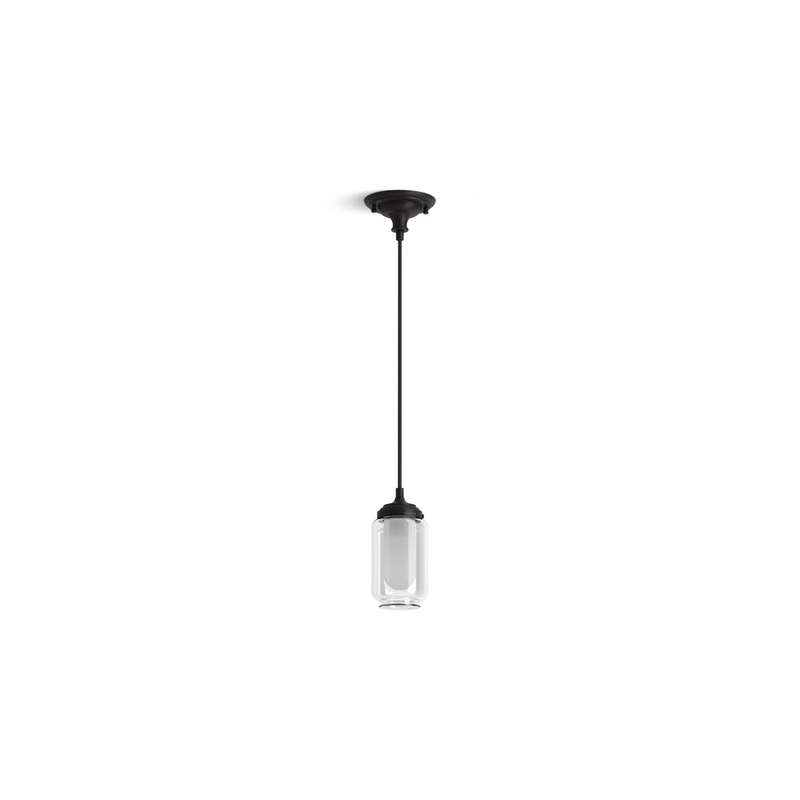 KOHLER K-22653-PE01-BLL Artifacts 4" Pendant In Matte Black