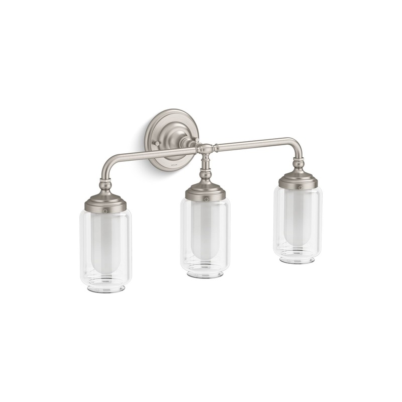 KOHLER K-32806-SC03-BNL Artifacts Three-Light Sconce In Brushed Nickel