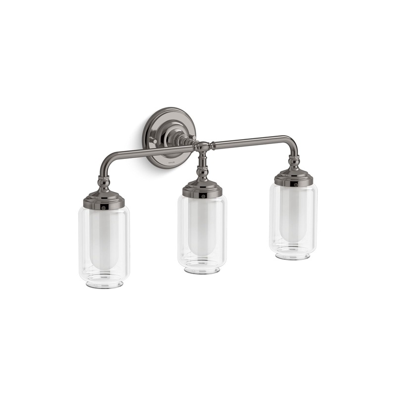 KOHLER K-32806-SC03-TTL Artifacts Three-Light Sconce In Titanium