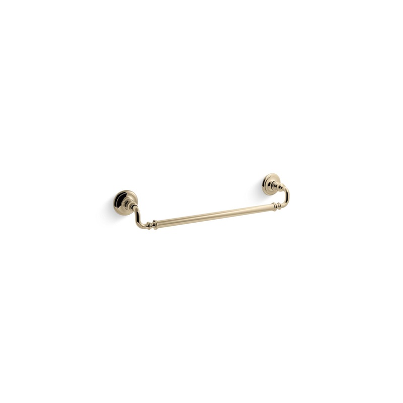 KOHLER K-72567-AF Artifacts 18" Towel Bar In Vibrant French Gold