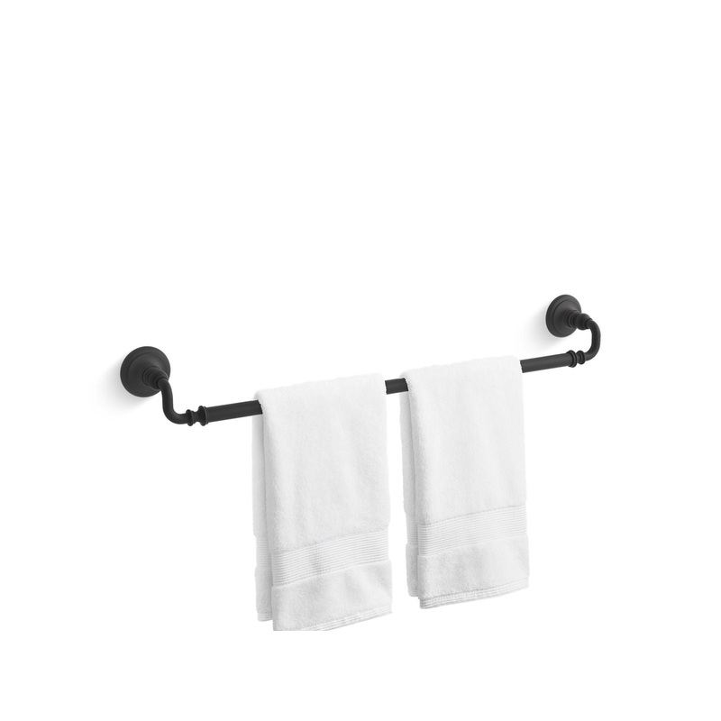 KOHLER K-72569-BL Artifacts 30" Towel Bar In Matte Black