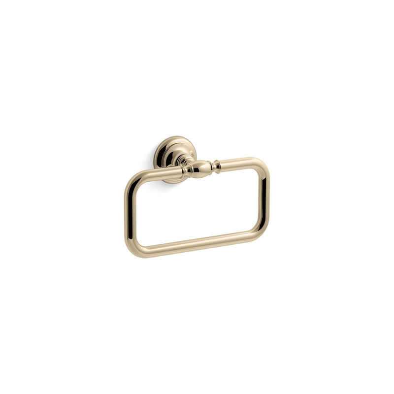 KOHLER K-72571-AF Artifacts Towel Ring In Vibrant French Gold