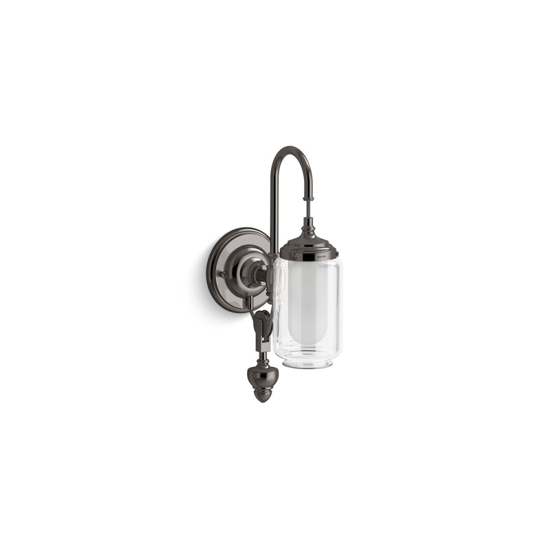 KOHLER K-72581-TTL Artifacts One-Light Adjustable Sconce In Titanium