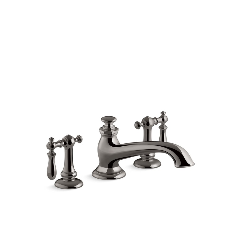 KOHLER K-72777-TT Artifacts Deck-Mount Bath Spout With Flare Design In Vibrant Titanium