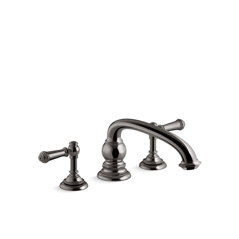 KOHLER K-72778-TT Artifacts Deck-Mount Bath Spout With Arc Design In Vibrant Titanium