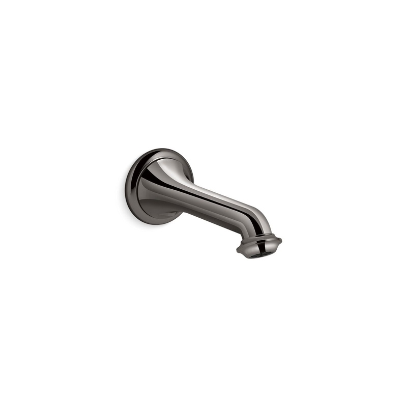 KOHLER K-72792-TT Artifacts Wall-Mount Bath Spout With Turned Design In Vibrant Titanium
