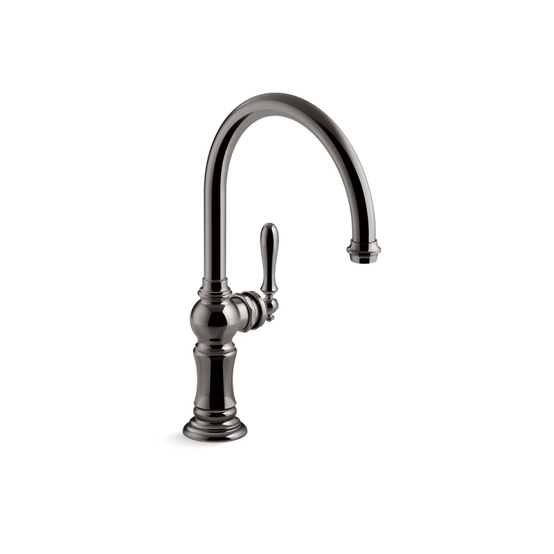KOHLER K-99263-TT Artifacts Single-Handle Kitchen Sink Faucet In Vibrant Titanium