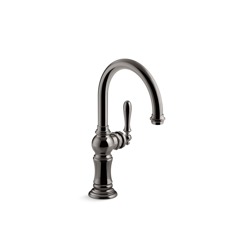 KOHLER K-99264-TT Artifacts Single-Handle Kitchen Sink Faucet In Vibrant Titanium