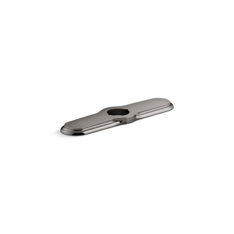 KOHLER K-99272-TT 3-Hole Kitchen Faucet Escutcheon In Vibrant Titanium