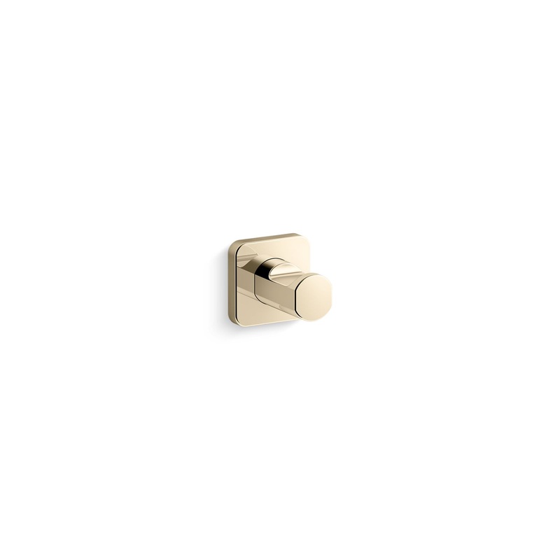 KOHLER K-23529-AF Parallel Robe Hook In Vibrant French Gold