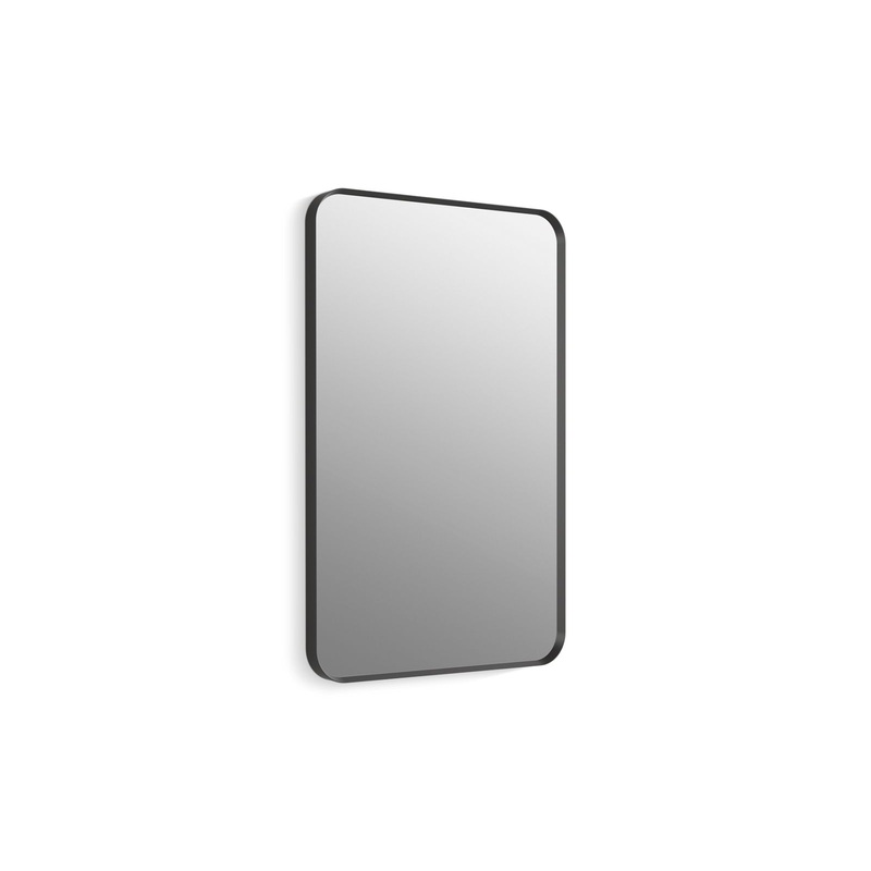 KOHLER K-26052-BLL Essential 22" X 34" Rectangular Framed Mirror In Matte Black