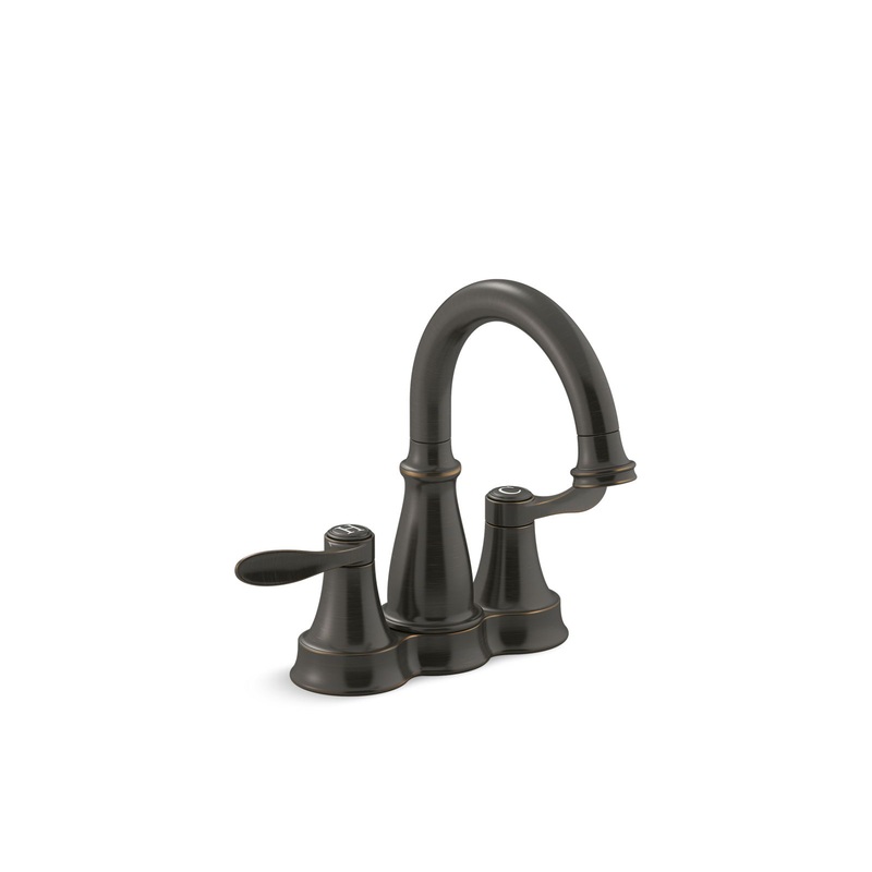 KOHLER K-27378-4-2BZ Bellera Centerset Bathroom Sink Faucet, 1.2 Gpm In Oil-Rubbed Bronze