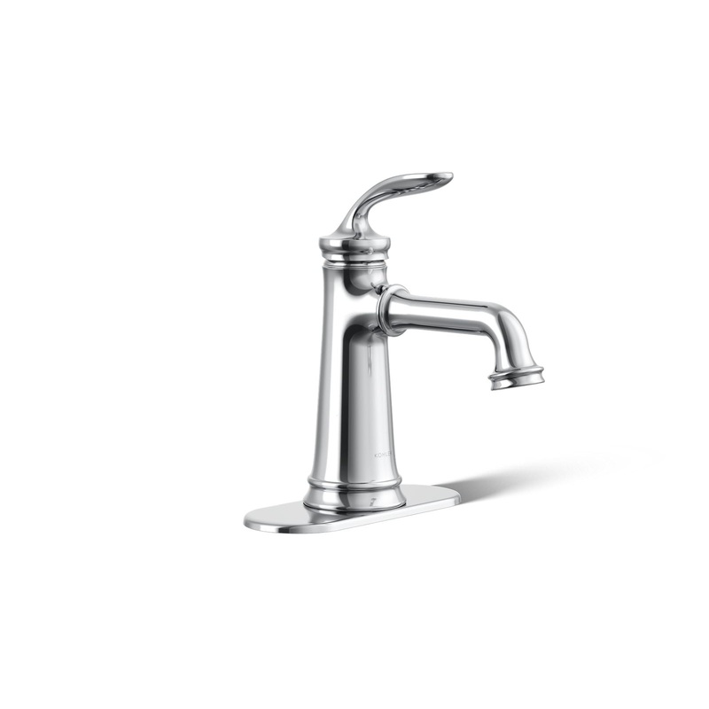 KOHLER K-27379-4-CP Bellera Single-Handle Bathroom Sink Faucet, 1.2 Gpm In Polished Chrome