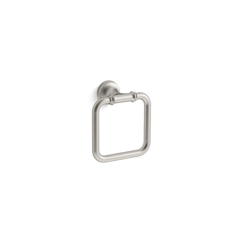 KOHLER K-27386-BN Bellera Towel Ring In Vibrant Brushed Nickel