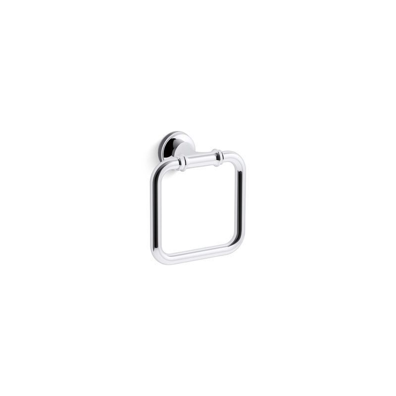 KOHLER K-27386-CP Bellera Towel Ring In Polished Chrome