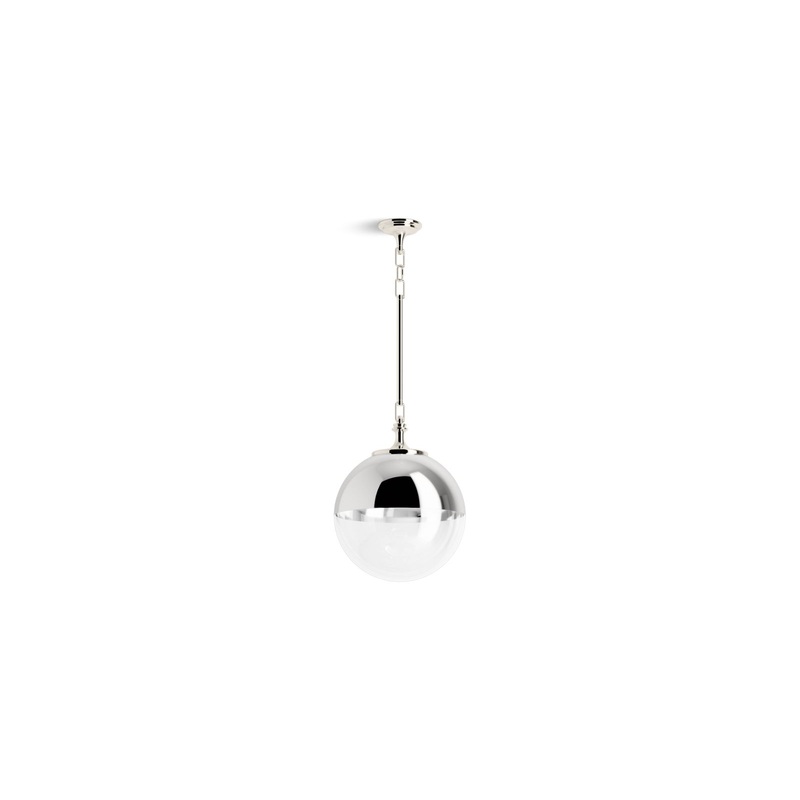KOHLER K-31765-PE01-SNL Bellera 14" Pendant In Polished Nickel