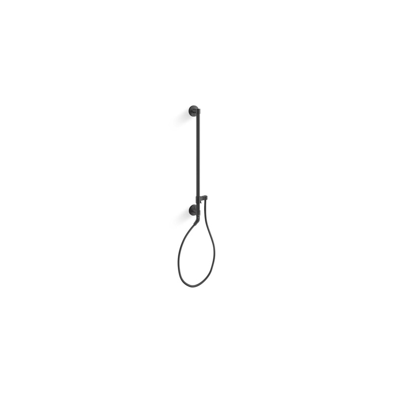 KOHLER K-45903-BL Hydrorail-H Bath/Shower Column In Matte Black