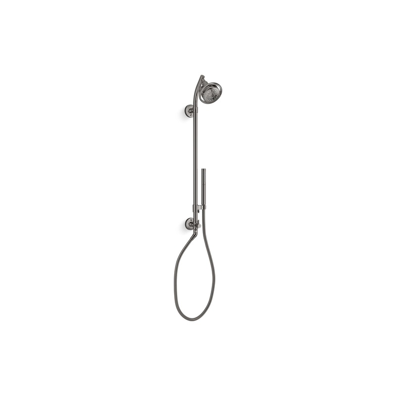 KOHLER K-45905-TT Hydrorail-S Bath/Shower Column In Vibrant Titanium